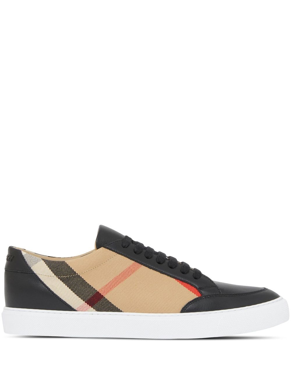 Burberry BURBERRY- Check Leather Sneakers