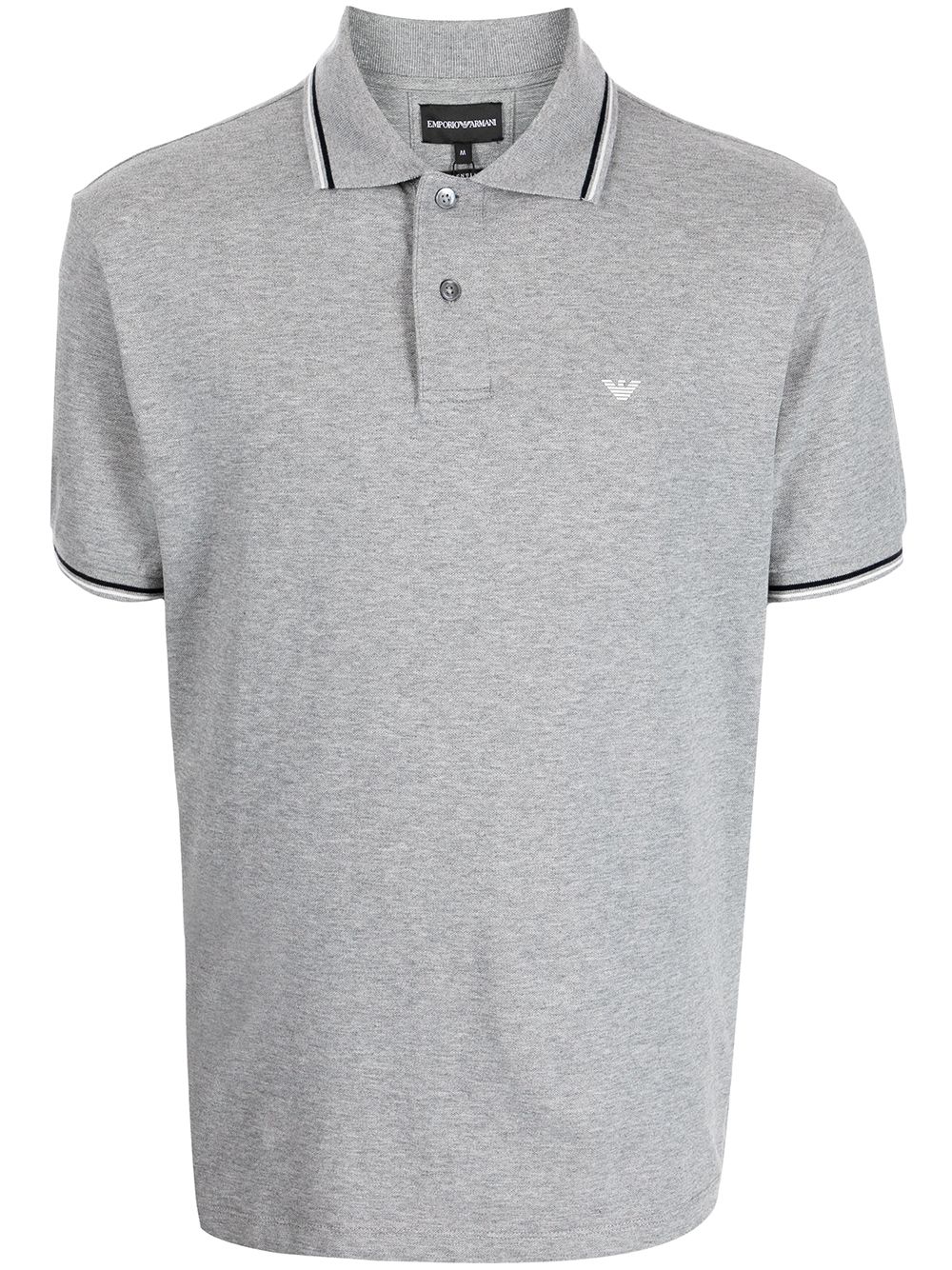 Emporio Armani EMPORIO ARMANI- Logo Cotton Polo Shirt