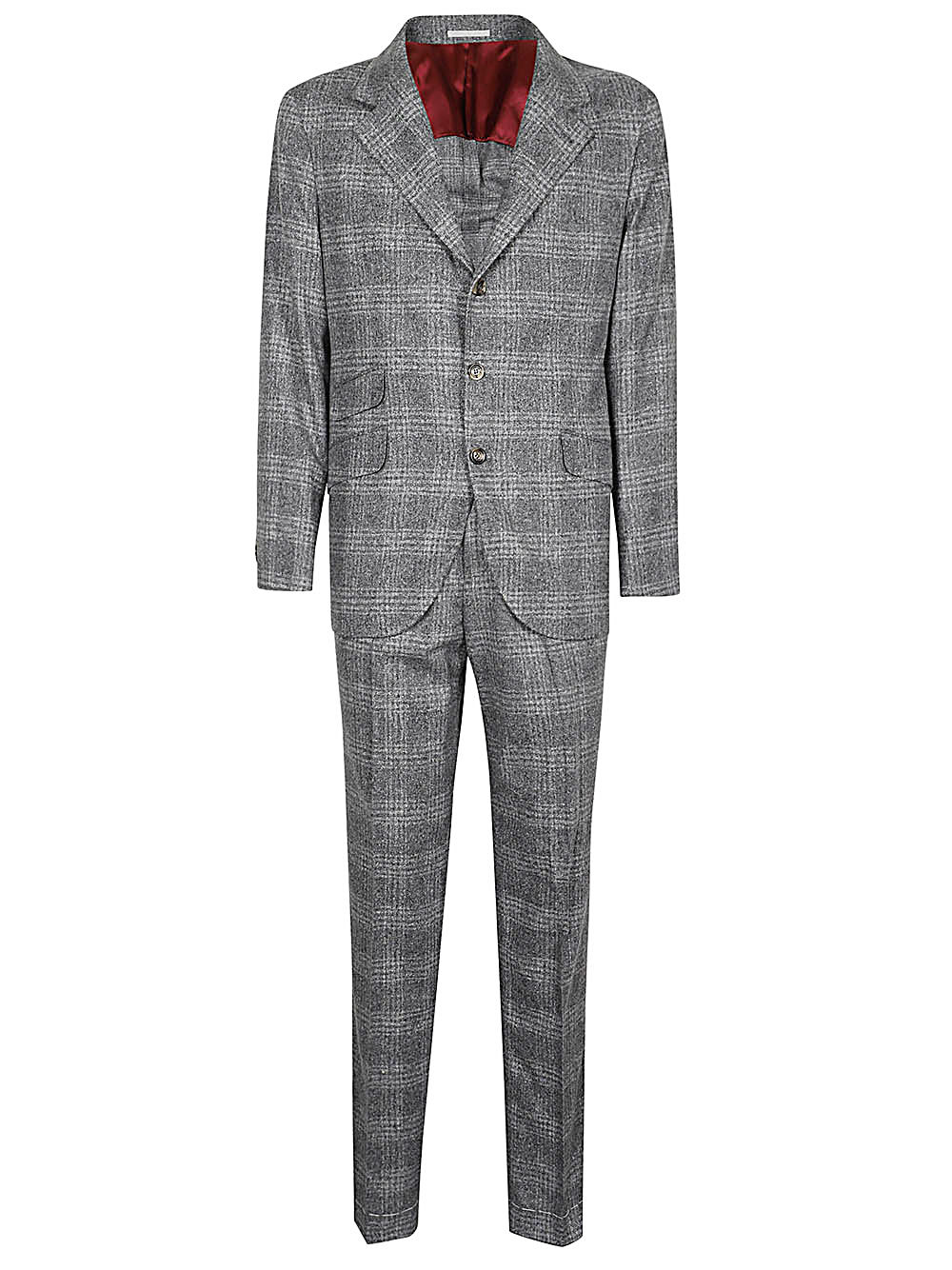 Brunello Cucinelli BRUNELLO CUCINELLI- Wool And Silk Blend Single-breasted Suit