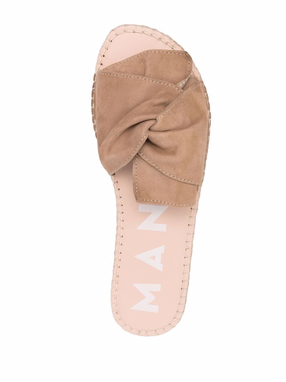 Manebi MANEBI- Hamptons Knot-detail Suede Sandals