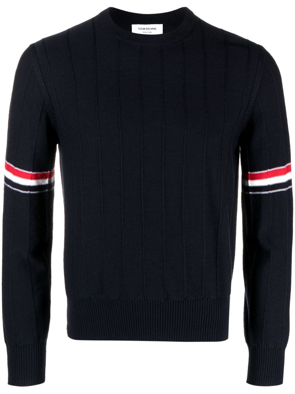 Thom Browne THOM BROWNE- Rwb Wool Crewneck Jumper