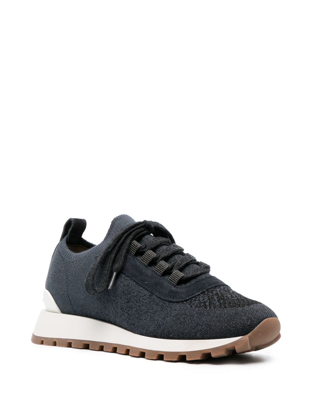 Brunello Cucinelli BRUNELLO CUCINELLI- Knitted Low-top Sneakers