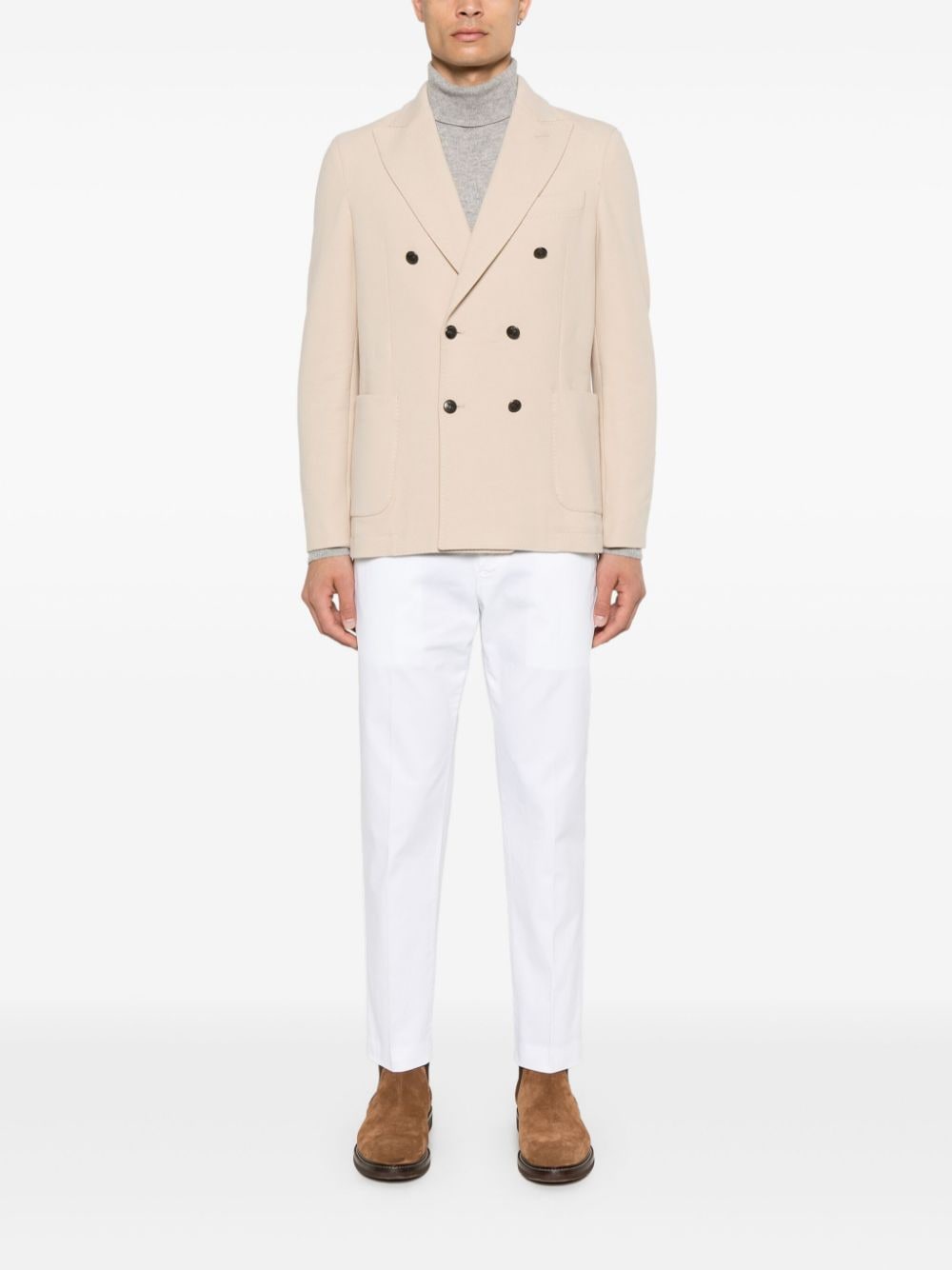  CIRCOLO 1901- Cotton Double-breasted Jacket