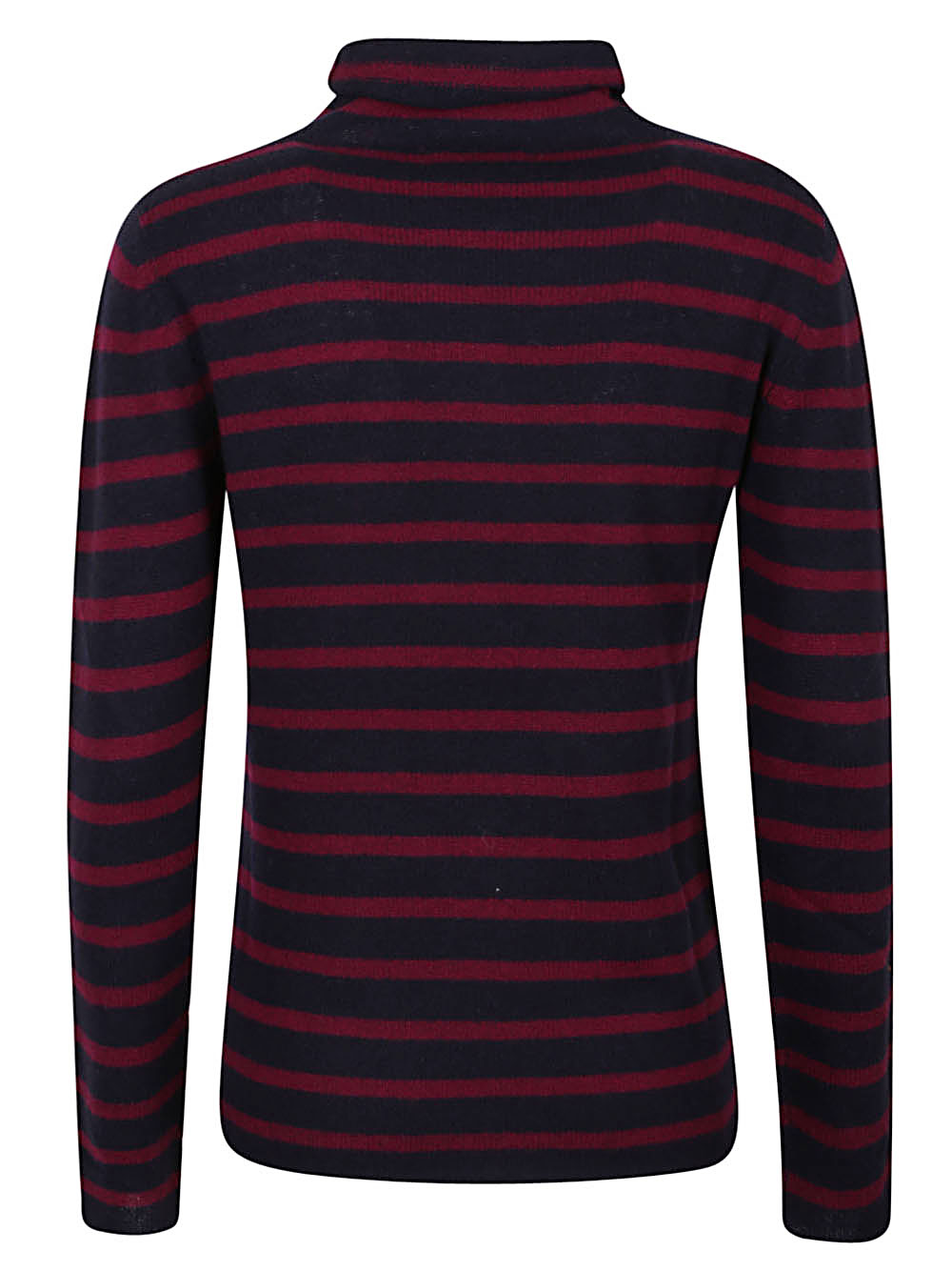 Be You BE YOU- Striped Cashmere Turtleneck Sweater