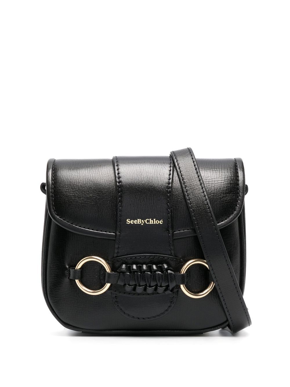 See By Chloé SEE BY CHLOÉ- Saddie Leather Shoulder Bag