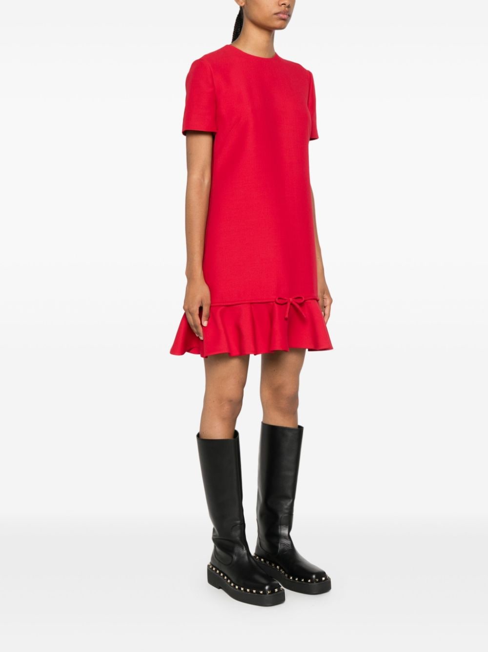 Valentino VALENTINO- Wool And Silk Blend Mini Dress