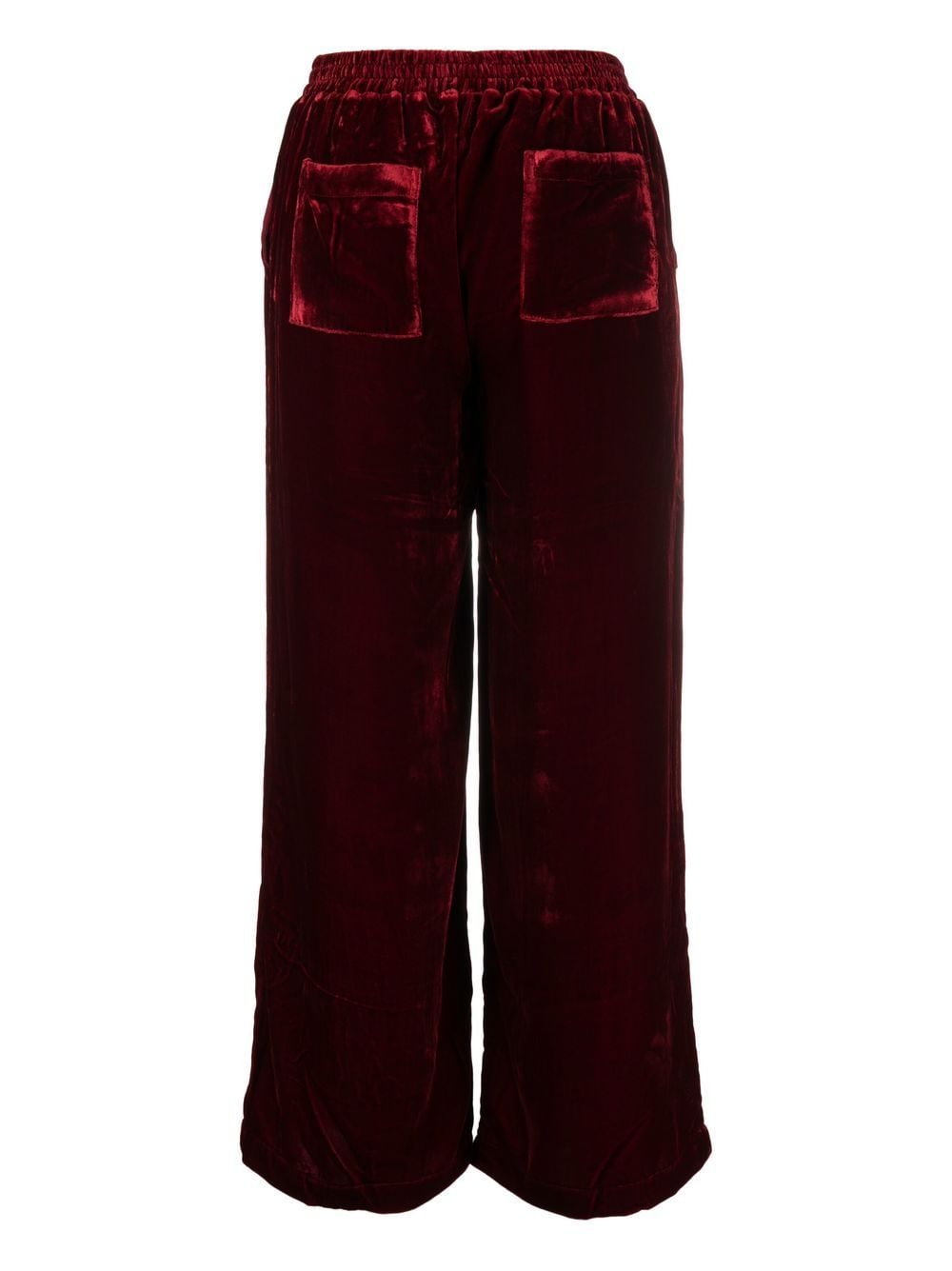 Goldhawk GOLDHAWK- Velvet Wide-leg Trousers