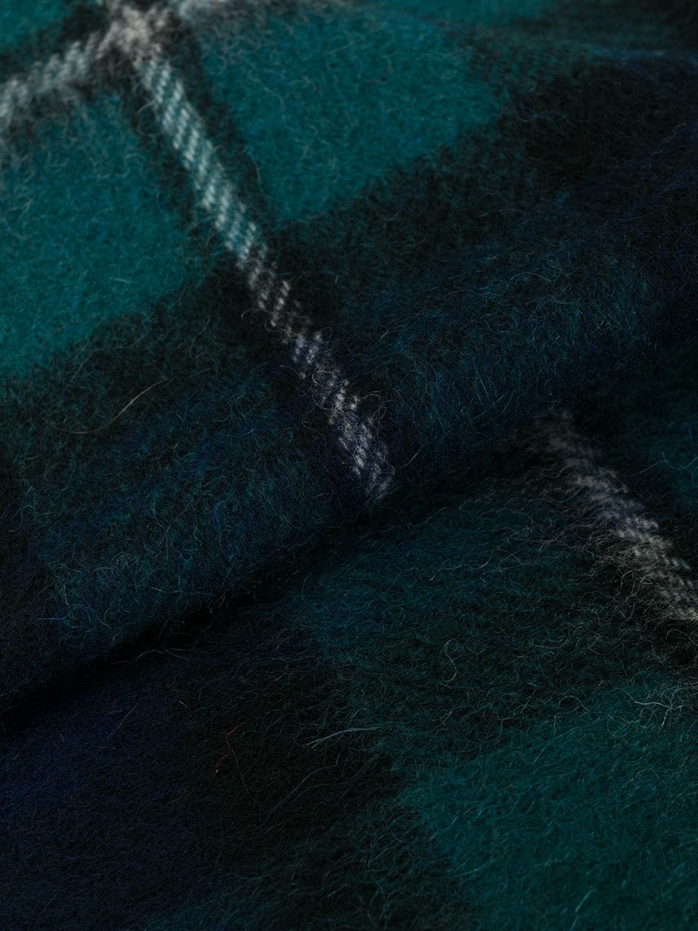 Barbour BARBOUR- Wool Scarf With Tartan Motif