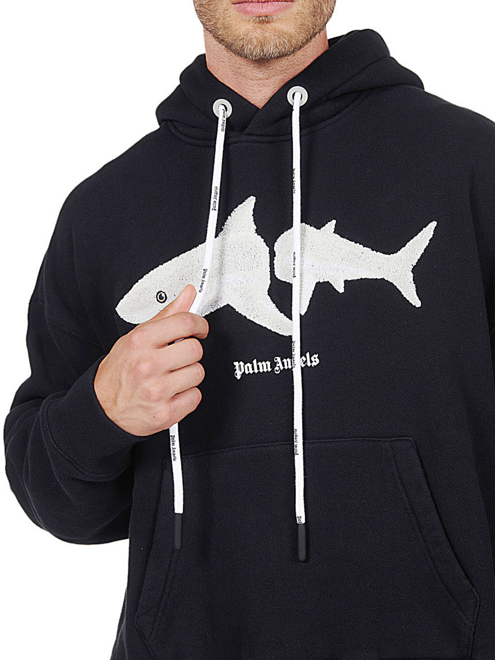 Palm Angels x Tessabit PALM ANGELS X TESSABIT- Shark Cotton Hoodie