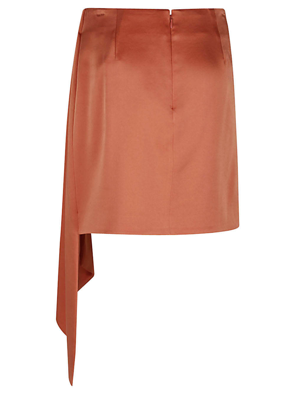 Jonathan Simkhai JONATHAN SIMKHAI- Mae Draped Satin Mini Skirt