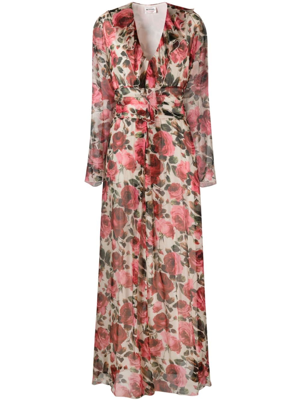  BLUGIRL- Long Dress With Flower Print