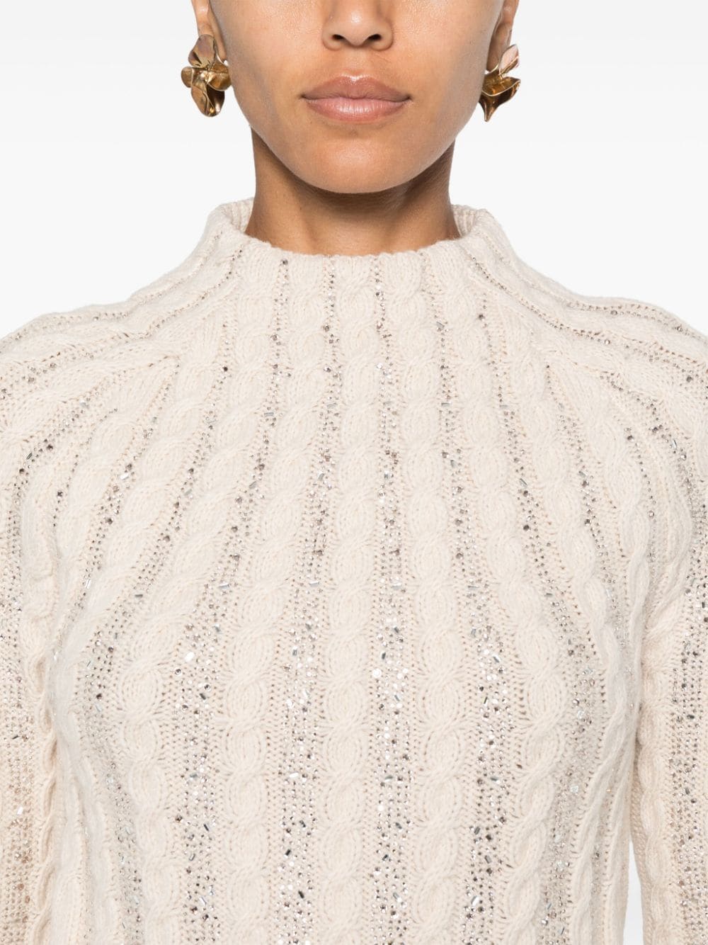 Ermanno Scervino ERMANNO SCERVINO- Wool Turtle-neck Sweater