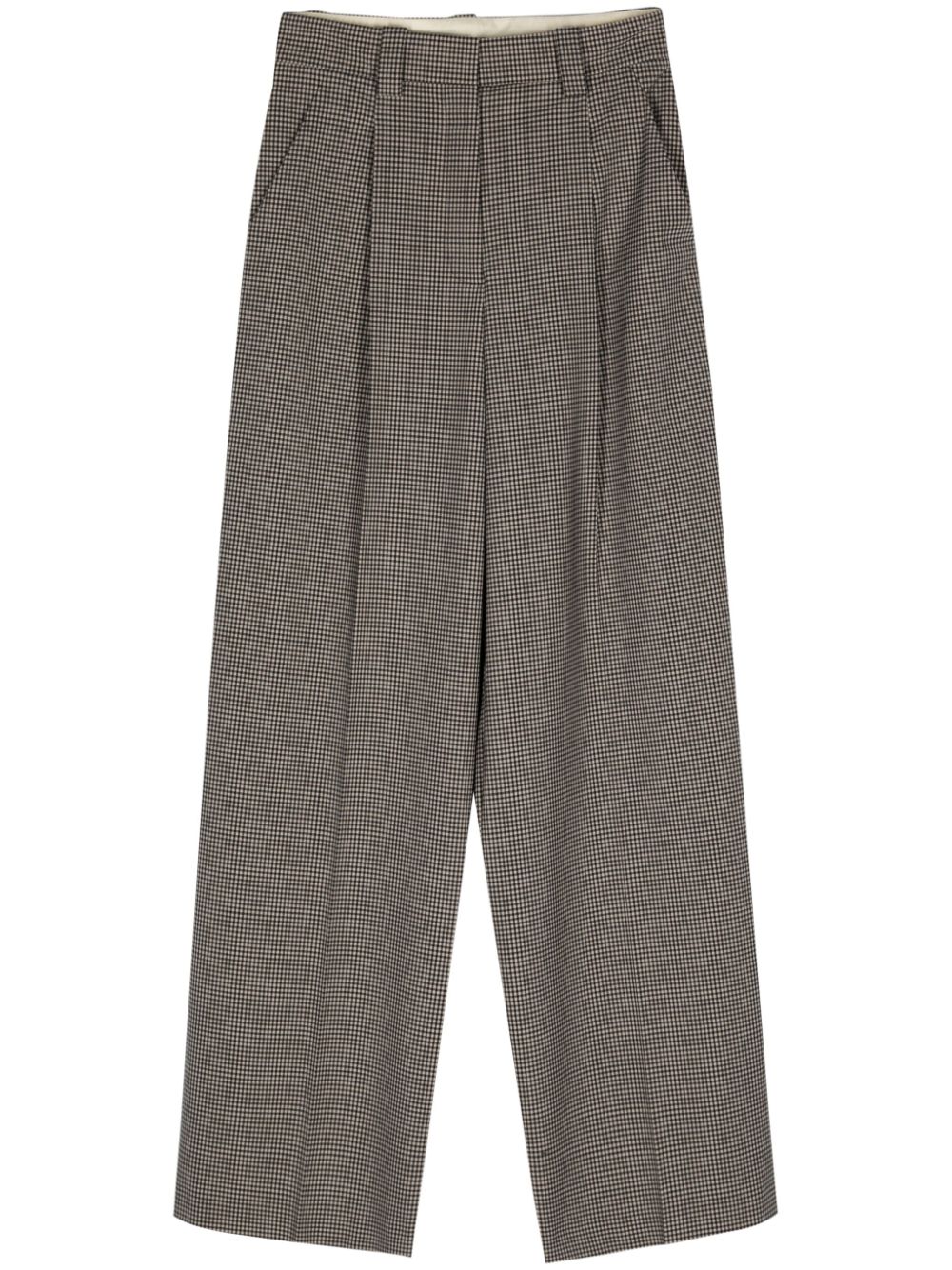 Alysi ALYSI- Wool Blend Wide-leg Trousers