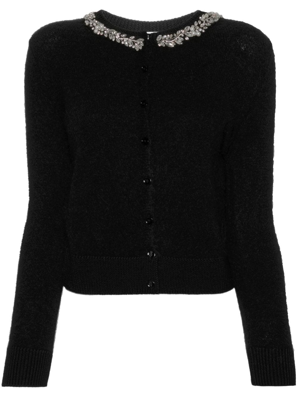 Ermanno ERMANNO- Wool Blend Embroidered Cardigan