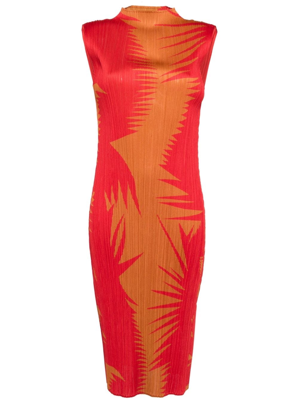 Pleats Please Issey Miyake PLEATS PLEASE ISSEY MIYAKE- Printed Tube Long Dress