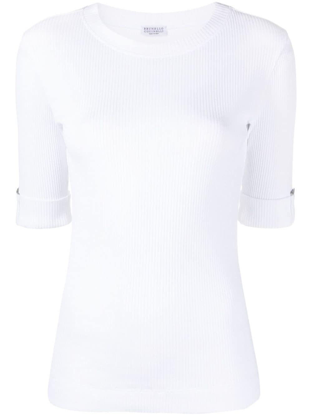 Brunello Cucinelli BRUNELLO CUCINELLI- Knit T-shirt