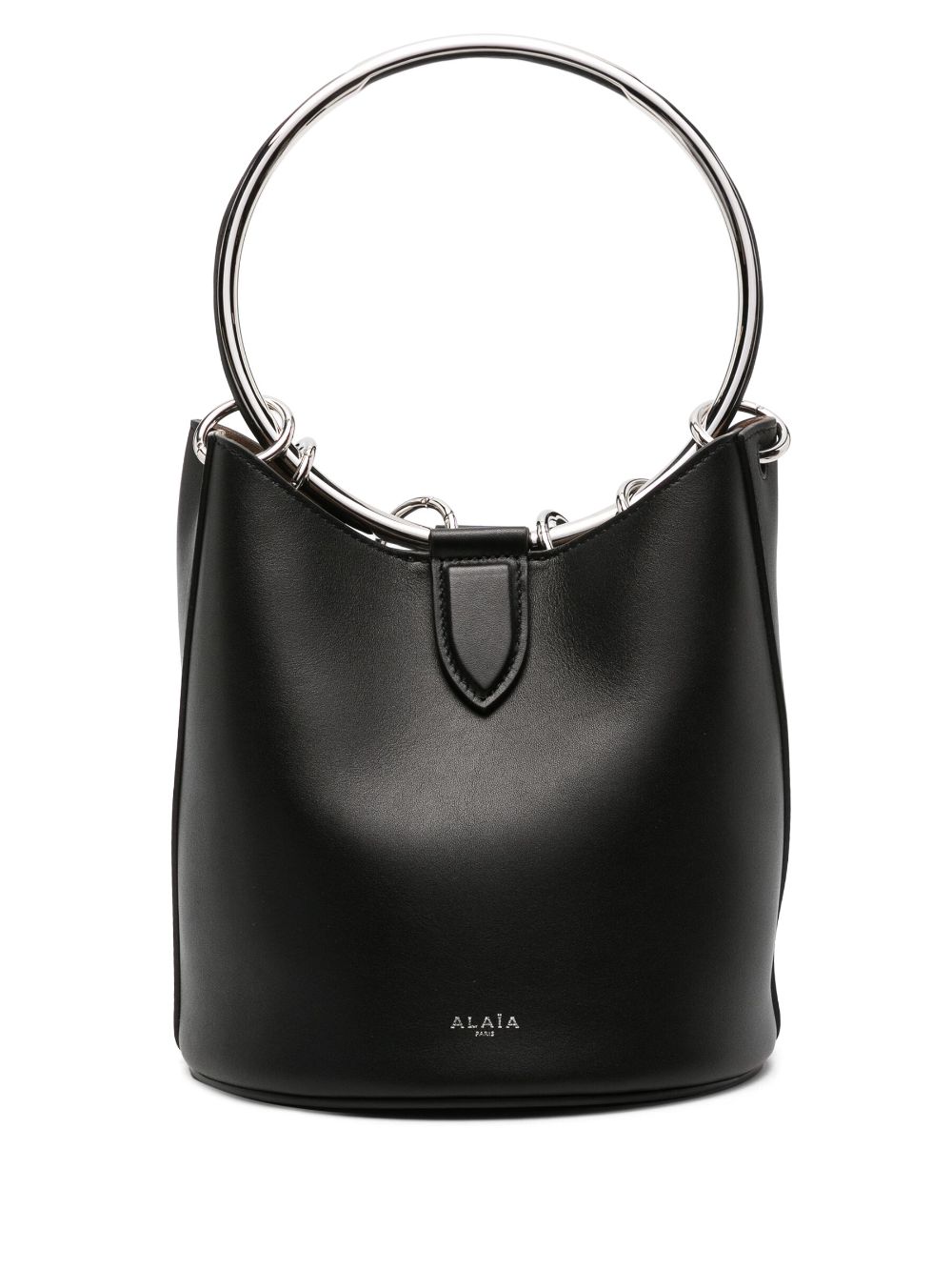 Alaïa ALAÏA- Ring Medium Leather Bucket Bag