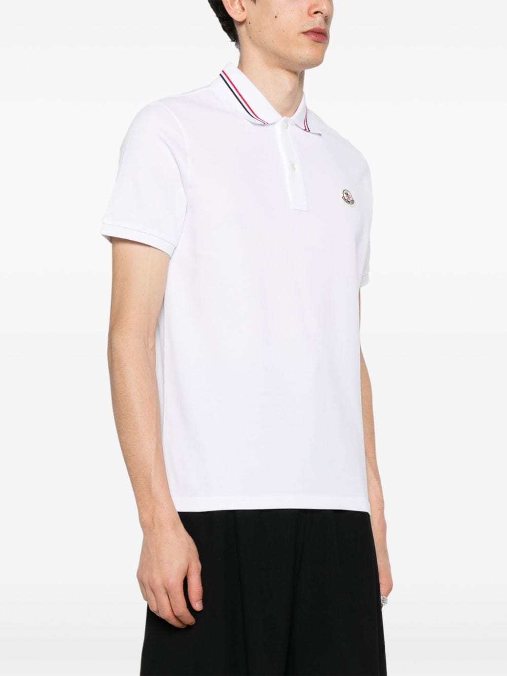 Moncler MONCLER- Logo Cotton Polo Shirt