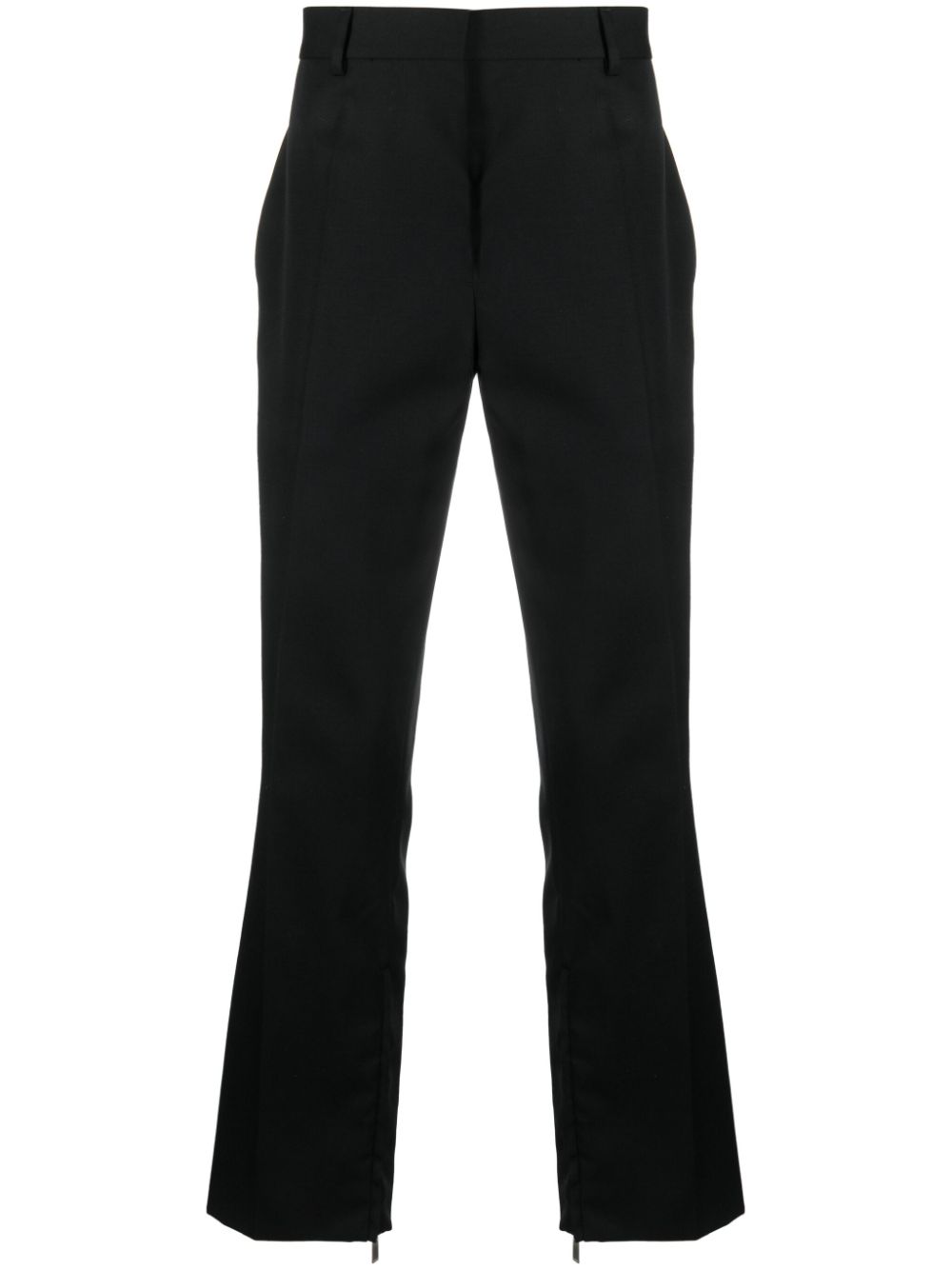 OFF-WHITE OFF-WHITE- Wool Striagh-leg Trousers