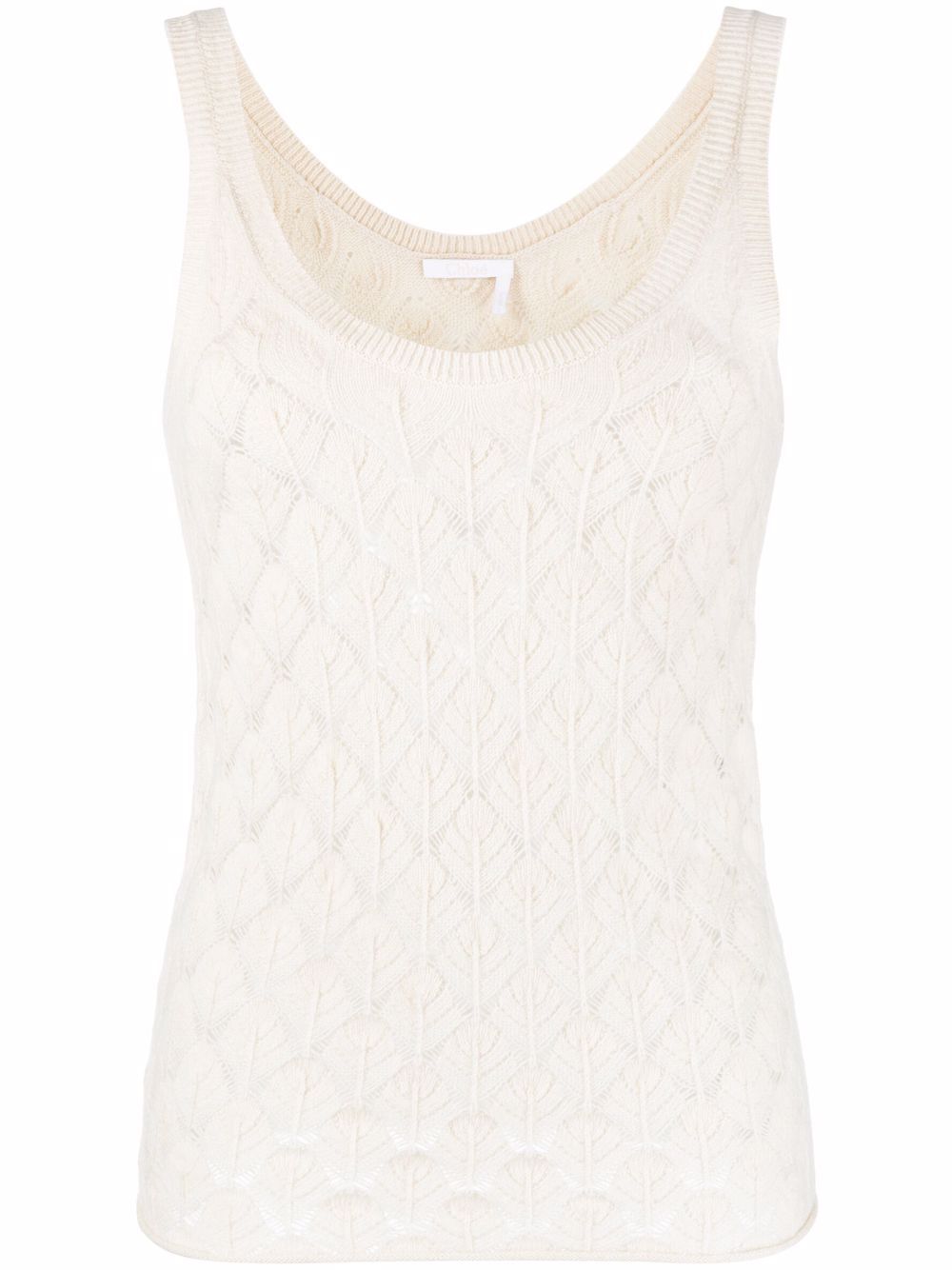 Chloé CHLOÉ- Merino Wool Sleeveless Top