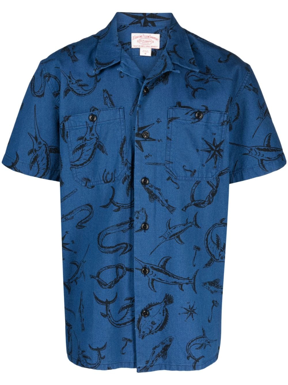 Filson FILSON- Printed Short Sleeve Cotton Shirt