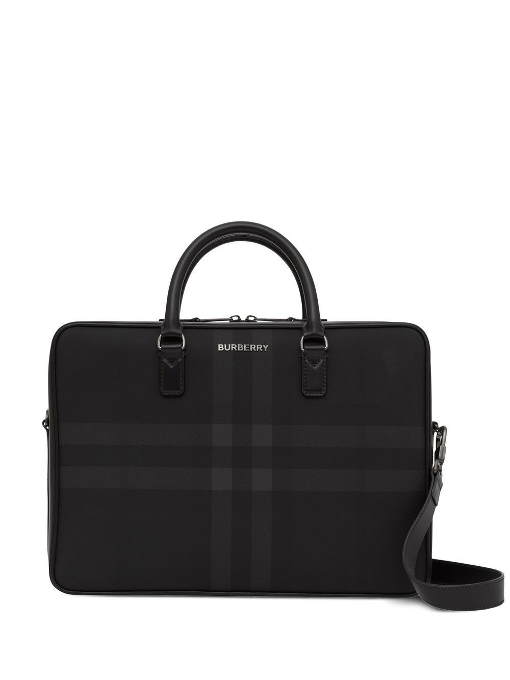 Burberry BURBERRY- Check Motif Messenger Bag