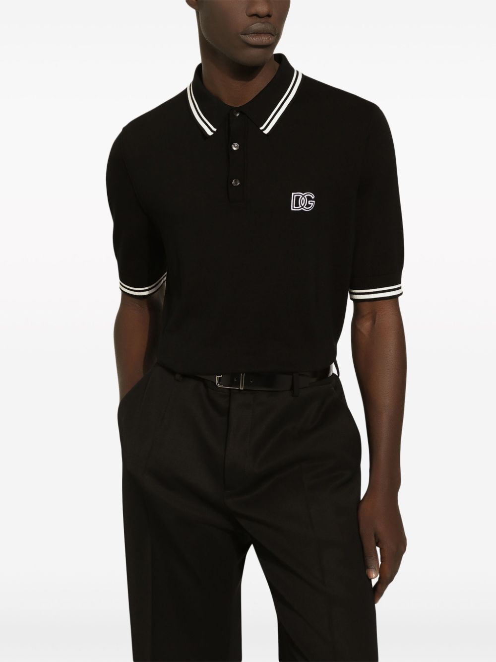 Dolce & Gabbana DOLCE & GABBANA- Cotton Polo Shirt