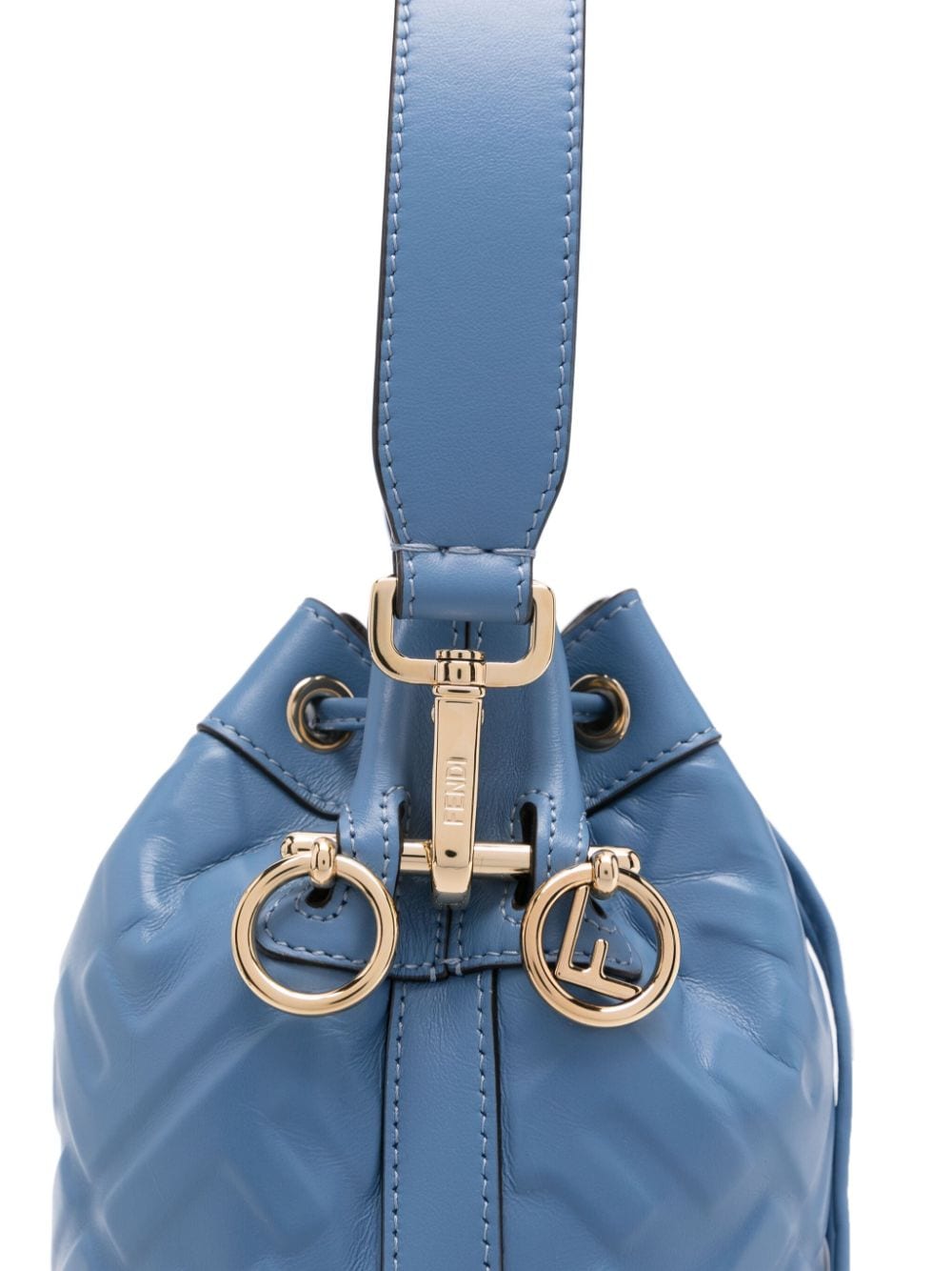 FENDI FENDI- Mon Tresor Mini Leather Bucket Bag