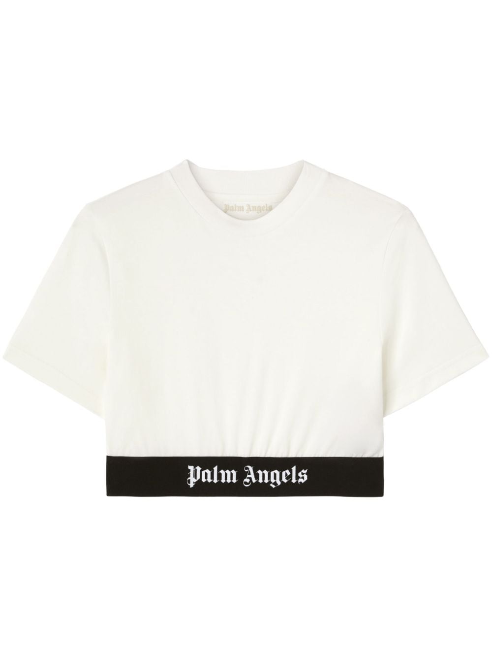 PALM ANGELS PALM ANGELS- Logo Cotton Cropped T-shirt