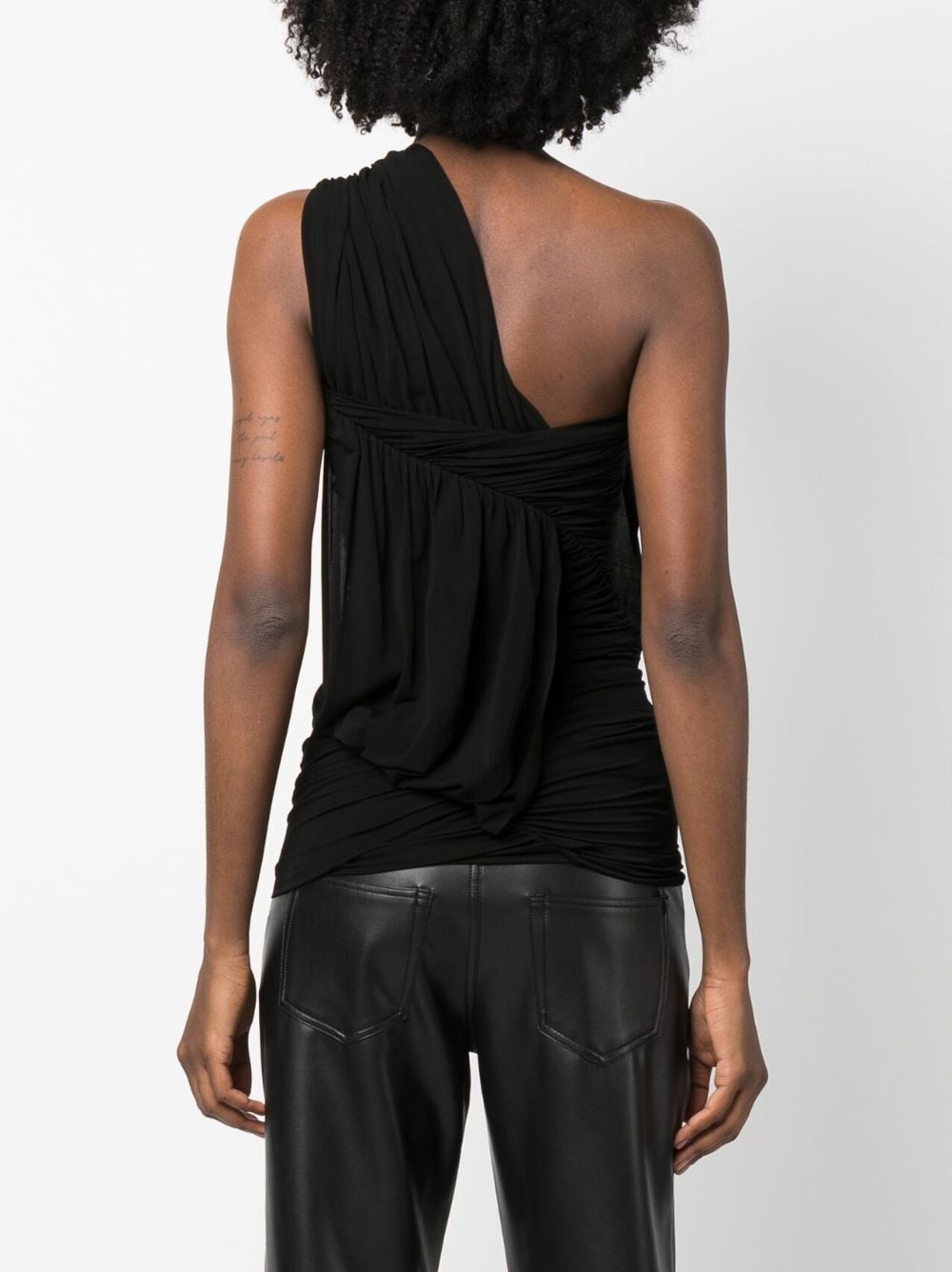 Rick Owens RICK OWENS- One-shoulder Draped Top