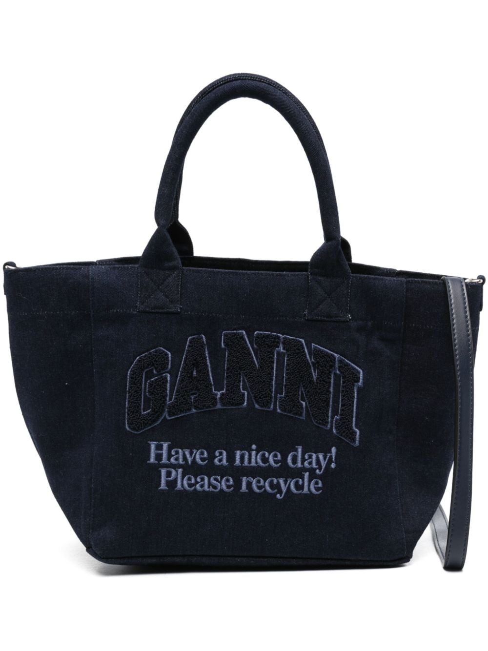 Ganni GANNI- Small Denim Tote Bag