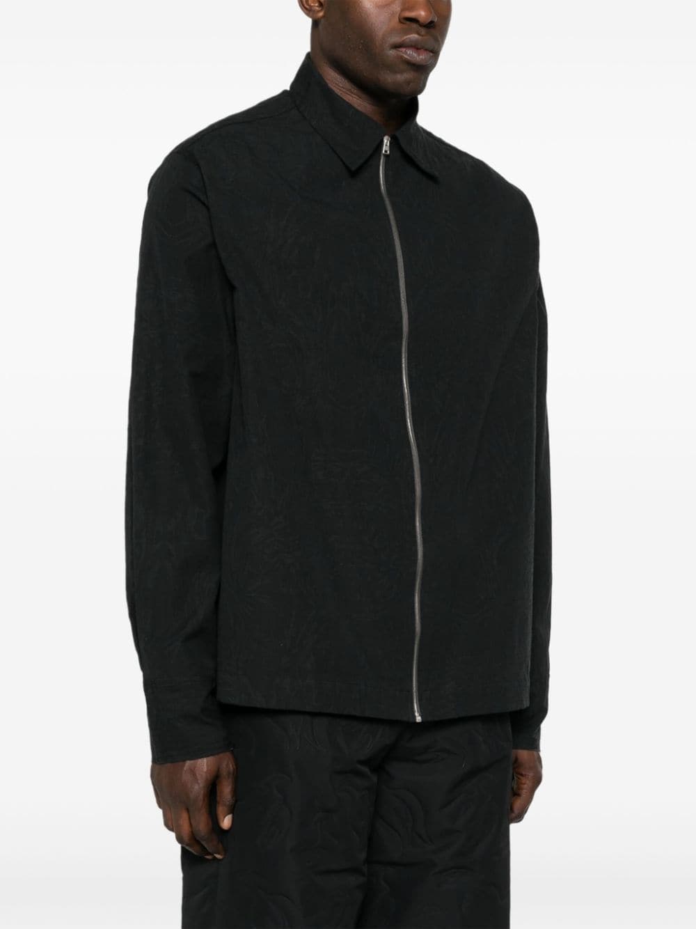  AIREI- Jacquard Zip Shirt Woven