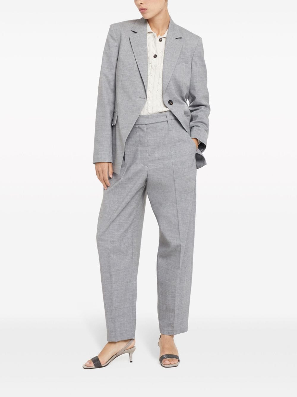 Brunello Cucinelli BRUNELLO CUCINELLI- Wool Trousers