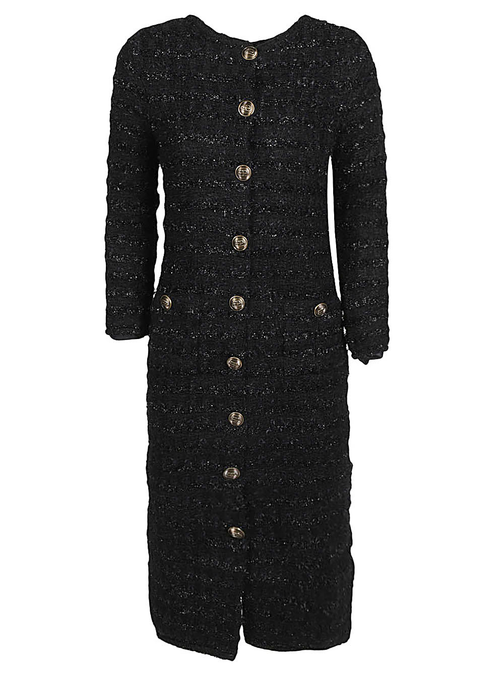 Balenciaga BALENCIAGA- Wool Midi Buttoned Dress