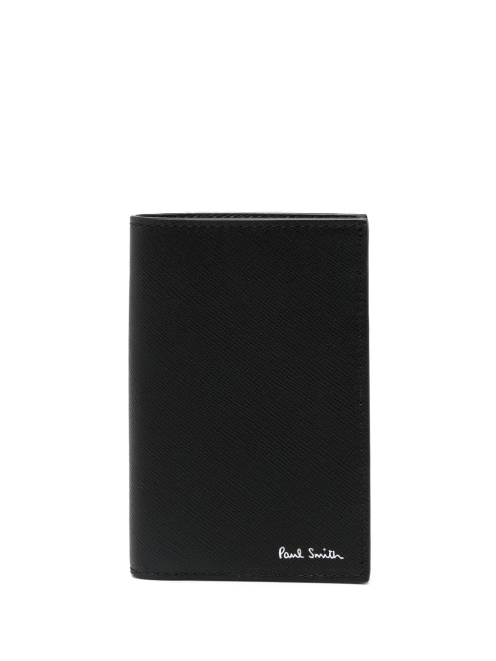 Paul Smith PAUL SMITH- Logo Leather Credit Card