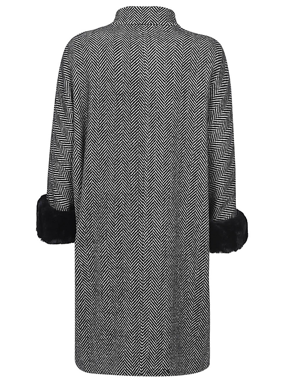 Mouche MOUCHE- Wool Blend Oversized Coat