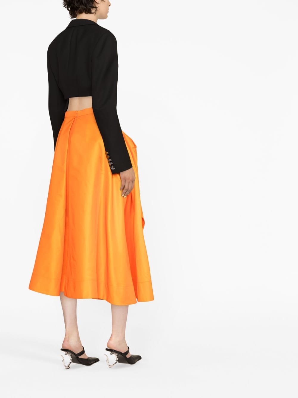 Alexander McQueen ALEXANDER MCQUEEN- A-line Midi Skirt