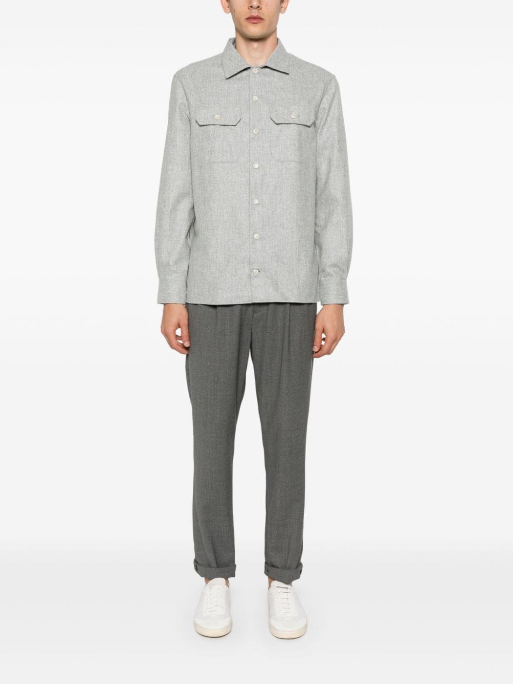 Brunello Cucinelli BRUNELLO CUCINELLI- Wool Shirt