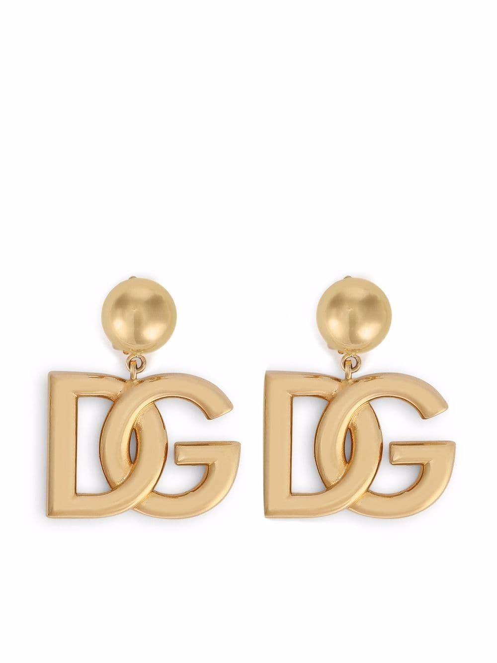 Dolce & Gabbana DOLCE & GABBANA- Clip Earrings With Dg Logo