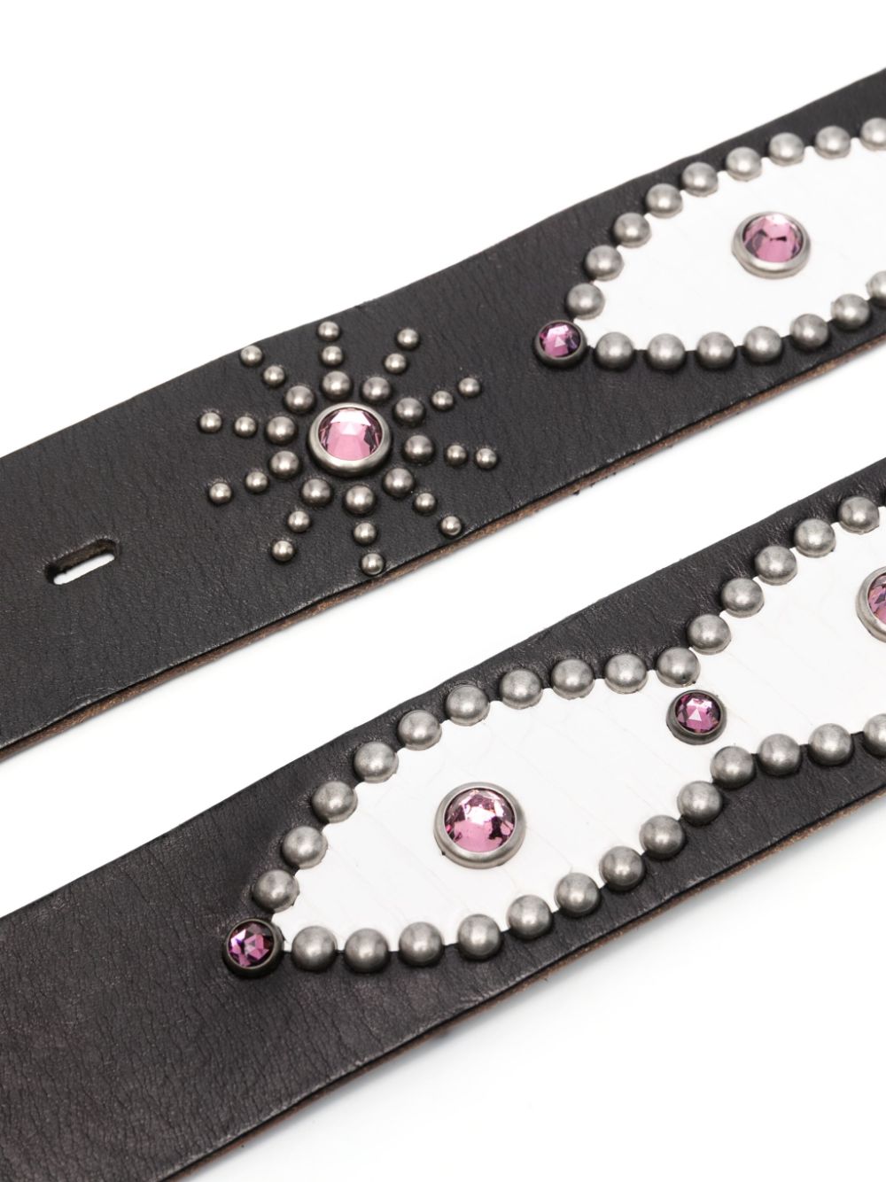 Htc HTC- Embroidered Leather Belt