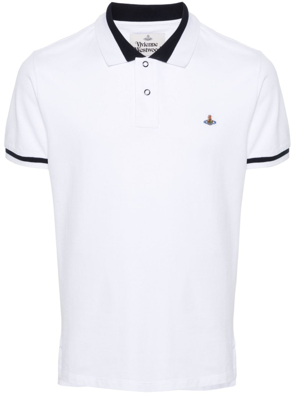 Vivienne Westwood VIVIENNE WESTWOOD- Logo Cotton Polo Shirt