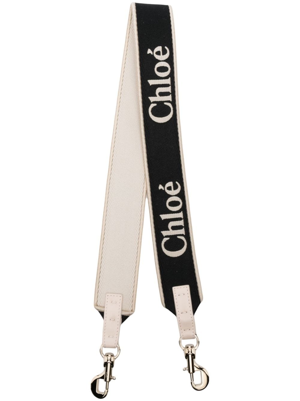 Chloé CHLOÉ- Embroidered Logo Bicolor Strap