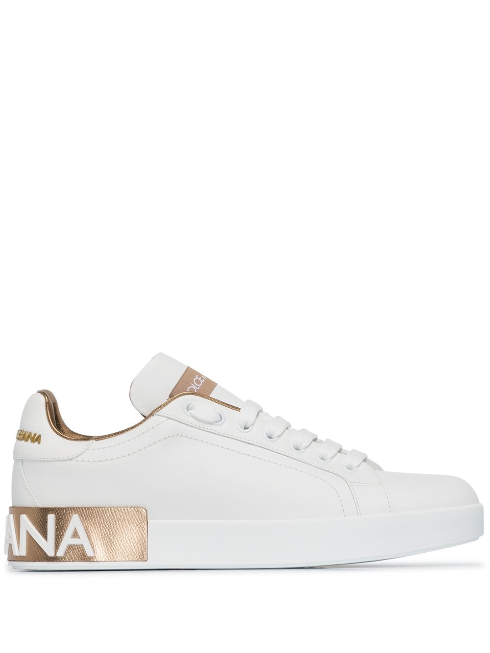 Dolce & Gabbana DOLCE & GABBANA- Portofino Leather Sneakers