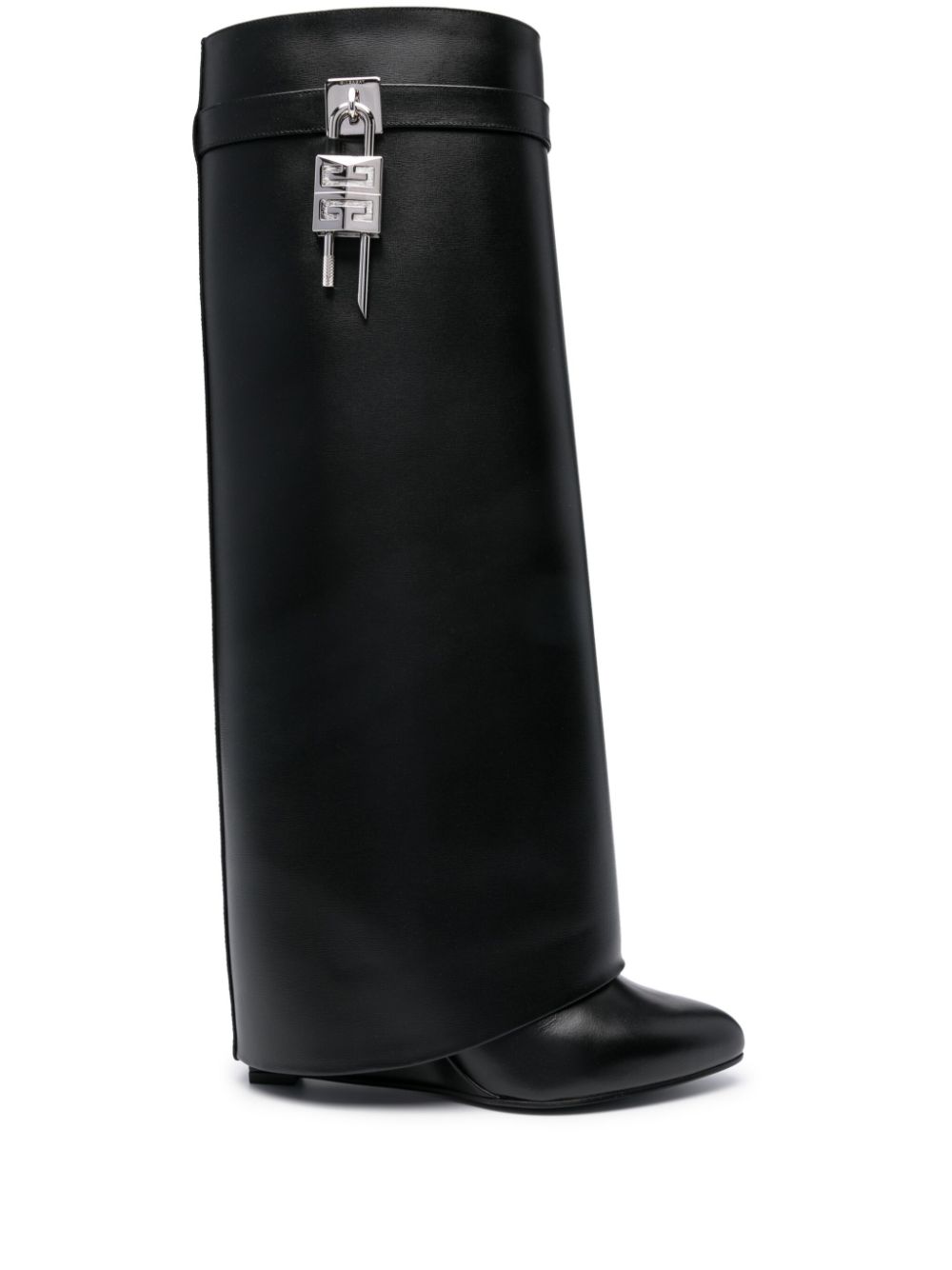 Givenchy GIVENCHY- Shark Lock Leather Boots