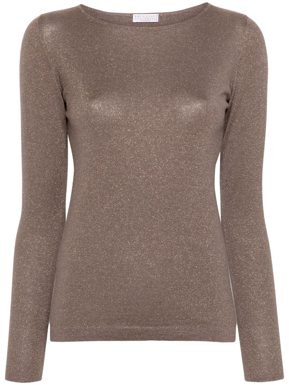 Brunello Cucinelli BRUNELLO CUCINELLI- Cashmere And Silk Blend Boatneck Sweater