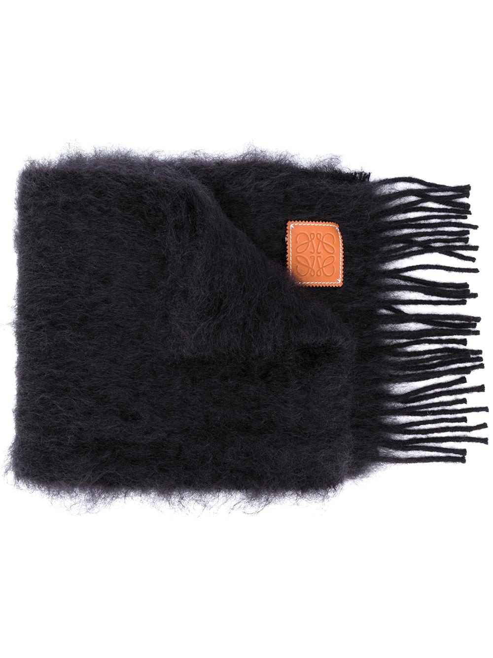 Loewe LOEWE- Mohair And Wool Fringed Scarf