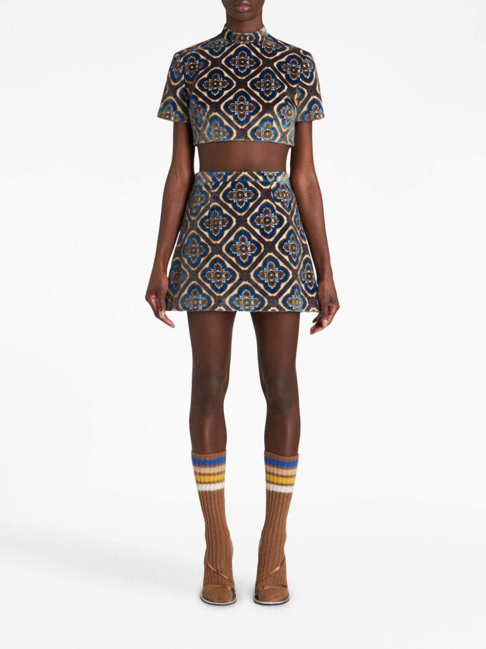 Etro ETRO- Printed Mini Skirt