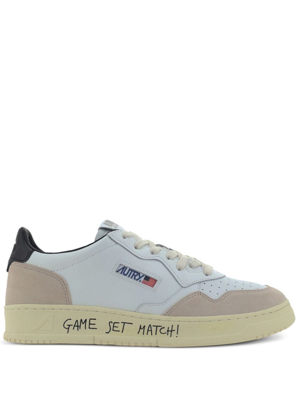 AUTRY AUTRY- Medalist Low Leather And Suede Sneakers