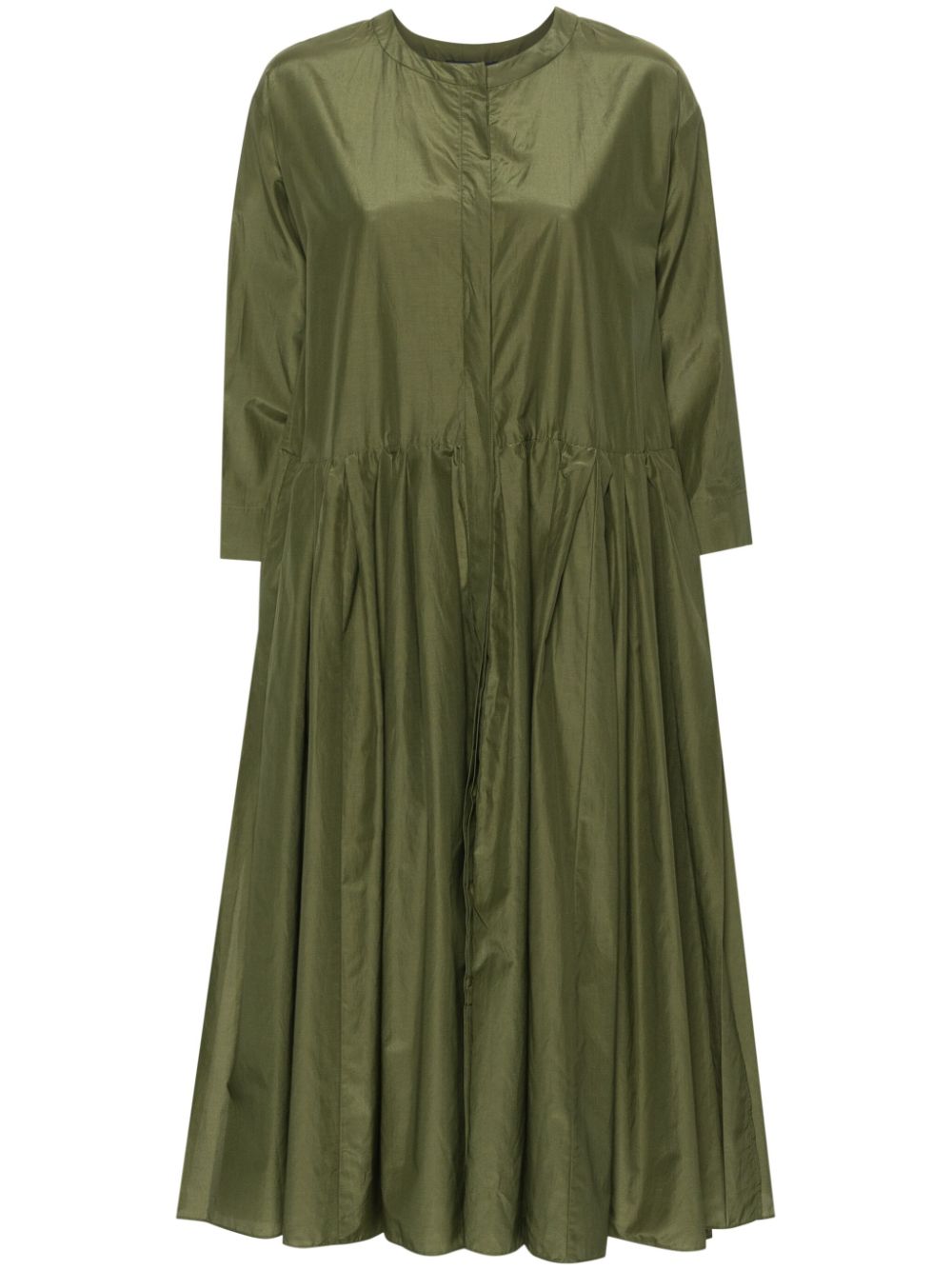  'S MAX MARA- Cotton And Silk Blend Midi Dress