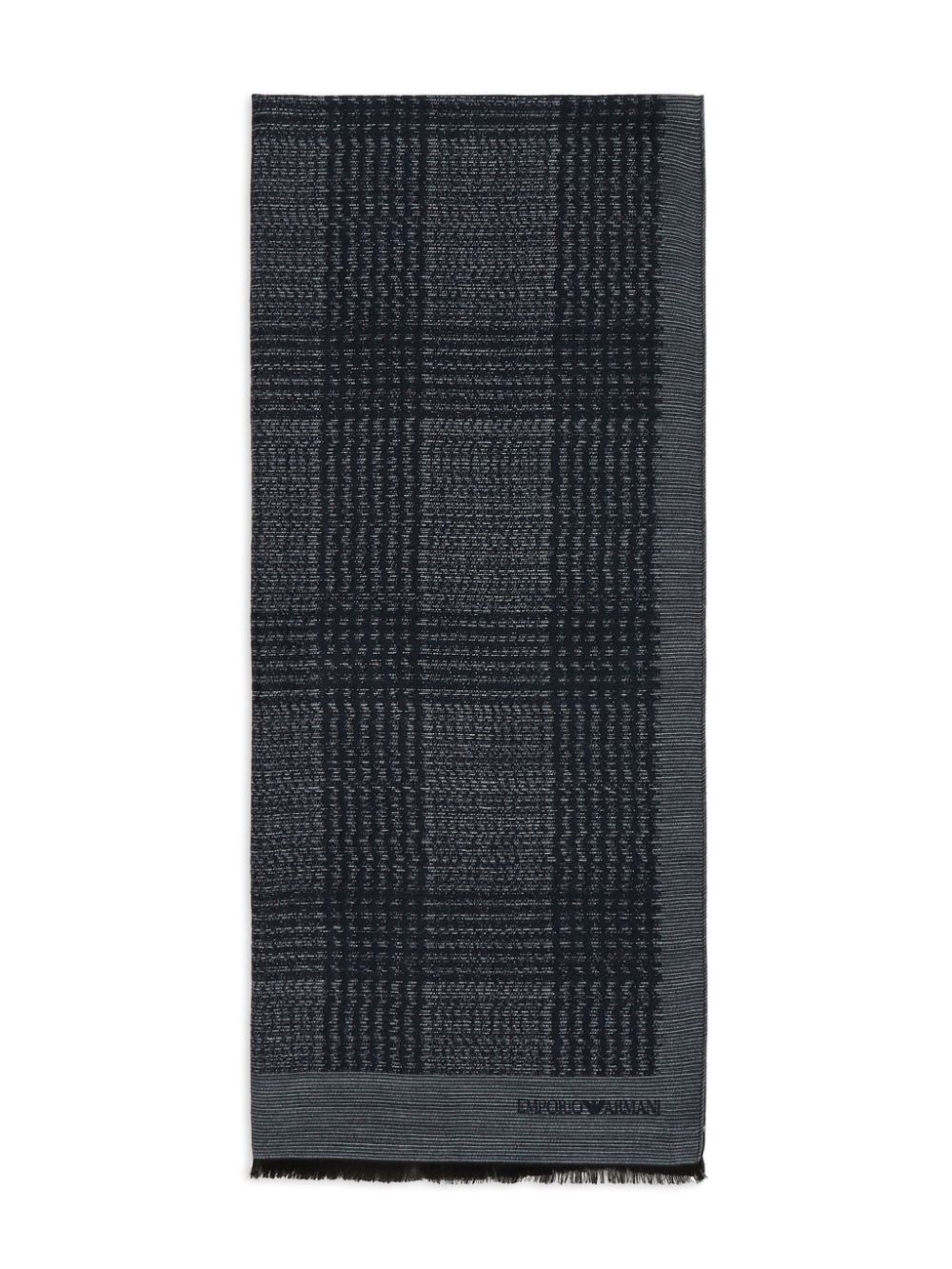 Emporio Armani EMPORIO ARMANI- Jacquard Wool Blend Scarf